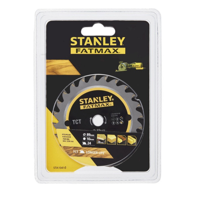 DISCO SIERRA STANLEY 89-10mm Z24 STA10410-XJ PARA SIERRA FME380K(120.309)