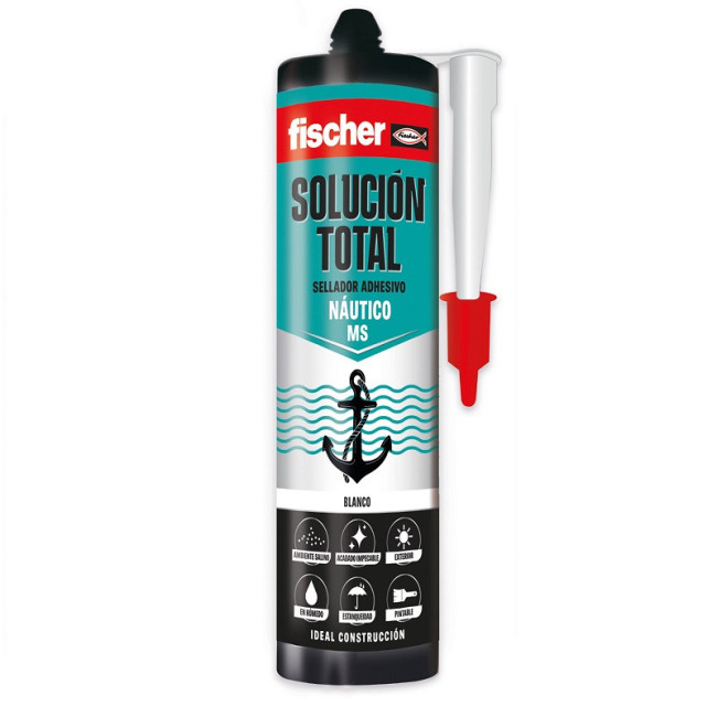 MS SOLUCION TOTAL FISCHER NAUTICO 290ml BLANCO APTO PARA AMBIENTE SALINO