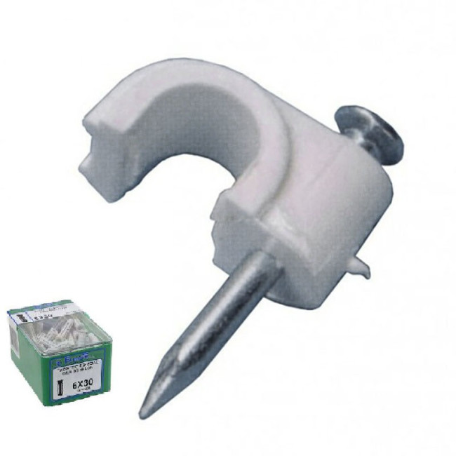 MAXICAJA GRAPA PARA CABLE REDONDO