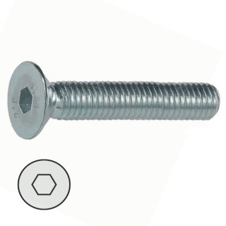 TORNILLO ALLEN DIN 7991 MÉTRICA 8/10 - 65/90mm 2