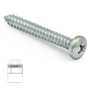 BLISTER TORNILLO ROSCA CHAPA CABEZA ALOMADA DIN 7981 CINCADO 2