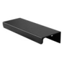 TIRADOR ALUMINIO KORBI PLATA MATE / NEGRO MATE