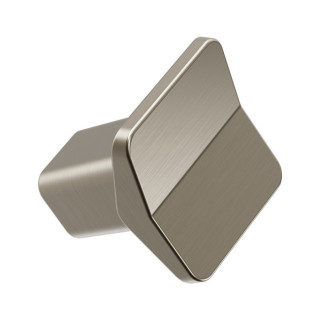 POMO ZAMAK MODELO VIS A VIS L26 LATON CEPILLADO / NEGRO / EFECTO INOX
