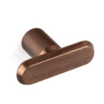 POMO ALUMINIO FASE L52 PVD NEGRO TITANIO / BRONCE CEPILLADO