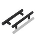 TIRADOR INOXIDABLE NEGRO PIREO Ø12mm C96 L160 INOXIDABLE 304
