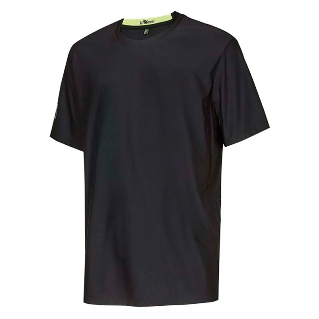 CAMISETA U-POWER TERES NEGRA TALLAS S-XXL