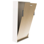 SOMIER VERTICAL ABATIBLE 90X190 MM. COLOR ANTRACITA. CON PATA BASCULANTE