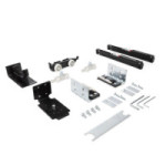 KIT MAGIC LIVING PUERTA L1100 40KG NIQUEL SATINADO  CON FRENO AMORTIGUADO.