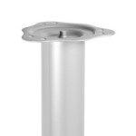 PATA REGULABLE PARA MESA. MODELO VIGO. MATERIAL ACERO. COLOR BLANCO, NEGRO, GRIS Y CROMO