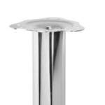 PATA REGULABLE PARA MESA. MODELO VIGO. MATERIAL ACERO. COLOR BLANCO, NEGRO, GRIS Y CROMO
