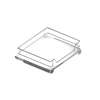 CESTO MULTIUSO COMPACT M400 H157 F/MELAM  GUIA HETTICH EXTRACCIÓN TOTAL 30kg. SP16-19mm.