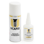 KIT DE ADHESIVO CIANOACRILATO I1100. ALTA VISCOSIDAD. CON ACELERANTE. DOS ENVASES. 50 ML + 200 ML