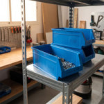 GAVETA APILABLE AZUL DE PLÁSTICO 336 X 160 X 130 MM 4,8 L TAYG