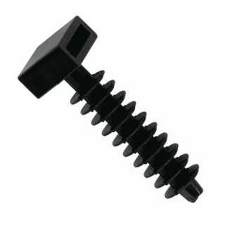 TACO BRIDA DE NYLON. POLIAMIDA 6.6. NEGRO. UNE-EN 62275. DIÁMETRO 8MM - INDEX