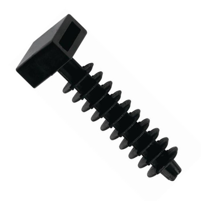 TACO BRIDA DE NYLON. POLIAMIDA 6.6. NEGRO. UNE-EN 62275. DIÁMETRO 8MM - INDEX