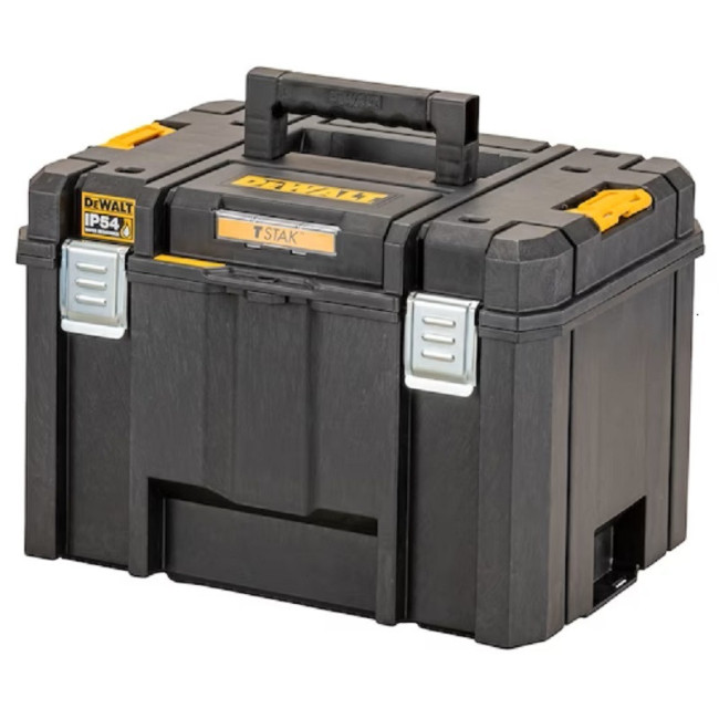 CAJA DE PROFUNDA TSTAK DWST83346-1. APILABLE. IP54. PLÁSTICO RÍGIDO. METAL RESISTENTE. 44 LITROS - DEWALT