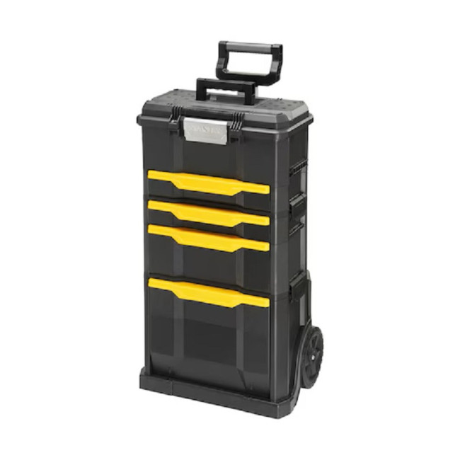 TALLER MÓVIL MODULAR 1-79-206. PLÁSTICO RÍGIDO. . NEGRO Y AMARILLO. BLOQUEABLE. 11.1 KG - STANLEY