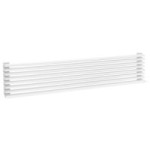 REJILLA DE VENTILACIÓN PARA HORNO. ALUMINIO. BLANCO. 8 VARILLAS