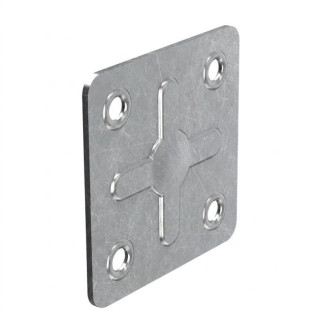 PLACA CUADRADAS FLORA 40-40 G.0,7mm ZINCADO 2