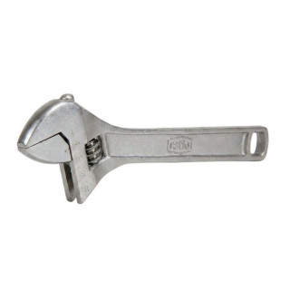 LLAVE AJUSTABLE. ACERO. ZINCADO. TORNILLO SINFÍN. 8 PULGADAS - RATIO 2