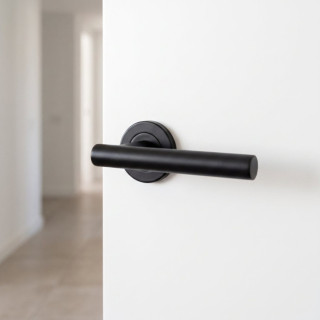 JUEGO ROSETA INOXIDABLE SAMY D52 R368 NEGRO MAT 2