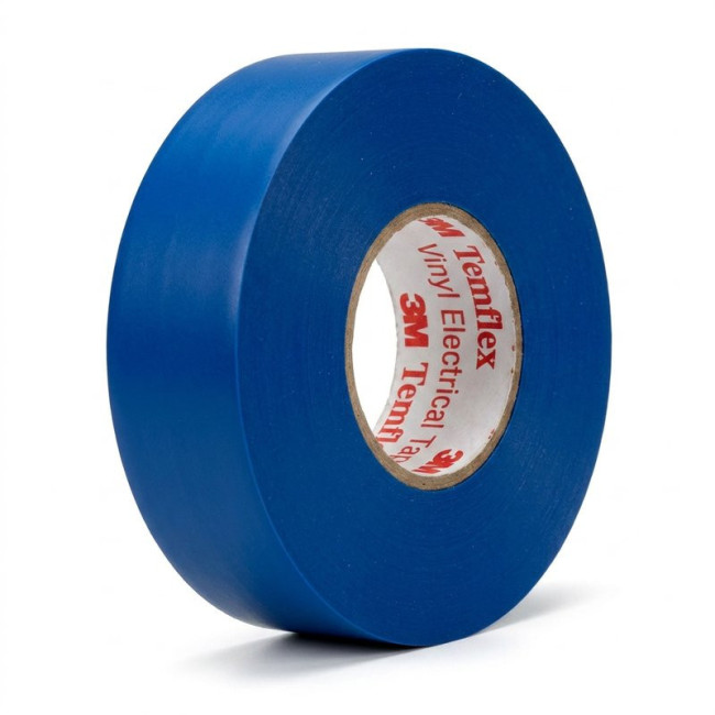 CINTA AISLANTE ELÉCTRICA TEMFLEX. PVC. AZUL - 3M