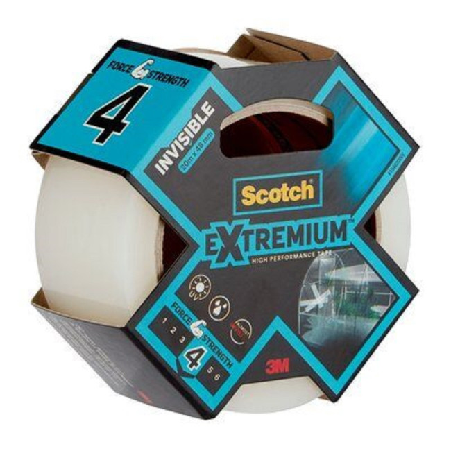 CINTA ADHESIVA TRANSPARENTE SCOTCH EXTREMIUM. RESISTENTE A UV - 3M