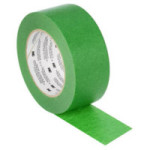 CINTA DE ENMASCARAR. PAPEL CREPÉ. ADHESIVO CAUCHO. VERDE. ANCHO 48MM - 3M