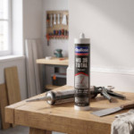 SELLADOR ADHESIVO DE POLÍMERO MS MS-35 TOTAL. BLANCO. PINTABLE Y LIJABLE. PARA JUNTAS EN CONSTRUCCIÓN. SIN DISOLVENTES.