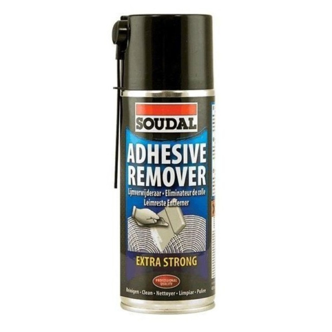 ELIMINADOR DE ADHESIVOS. AEROSOL. 400ML. LÍQUIDO TRANSPARENTE. MEZCLA A BASE DE DISOLVENTES - SOUDAL