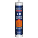 SILICONA NEUTRA. . PINTABLE. 300 ML. PARA . NO ENNEGRECE - QS ADHESIVOS COLOR SILICONA TRANSLÚCIDO