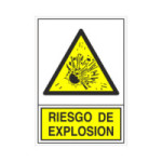 SEÑAL 321 PLAST.295X210''RIESG.EXPLOSION''