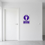 SEÑAL 606 ADHESIVA 148X105''OB.USO MASC'' ES OBLIGATORIO EL USO DE MASCARILLA