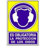 SEÑAL 623 PLAST.295X210''OBL.PROTEC.OIDO'' ES OBLIGATORIO LA PROTECCION DE LOS OIDOS