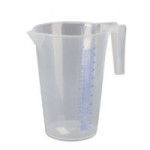 JARRA MEDIDORA TRANSPARENTE. PLÁSTICO RÍGIDO. 2 L
