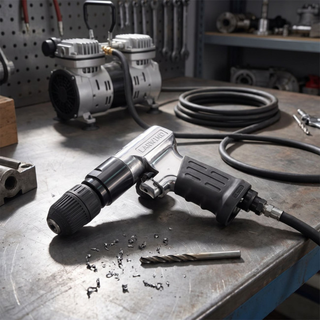 TALADRO NEUMÁTICO REVERSIBLE PT232BPA. 10 MM. 1.800 RPM. INDUSTRIAL - LARRAURI