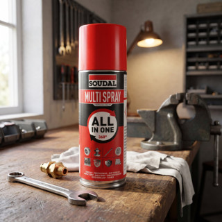 SPRAY MULTIFUNCIÓN SOUDAL MULTISPRAY - LUBRICANTE, ANTICORROSIVO Y DESBLOQUEANTE EN AEROSOL 400 ML 2