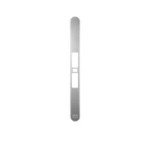 PLACA EMBELLECEDORA PARA TOUCH BAÑO CROMO SATINADO, BLANCO MATE, NEGRO MATE