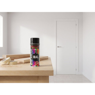 SPRAY ACRÍLICO MATE. RAL 7021. GRIS NEGRUZCO. AEROSOL. 400 ML - TOP ACRYLIC 2