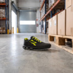 ZAPATO DE SEGURIDAD PRIME. CORTE BAJO. EMPEINE TEXTIL. NEGRO. SUELA DOBLE DENSIDAD. ANTIDESLIZANTE - U-POWER