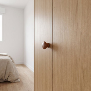 POMO MADERA LOSBBI A HAYA NOGAL ROJIZO 22mm 2