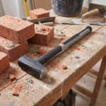 MAZA DE GOLPEO FIBRA 5200-6. ACERO. CABEZA MACIZA. PARA ALBAÑILERÍA. LONGITUD 180MM - BELLOTA