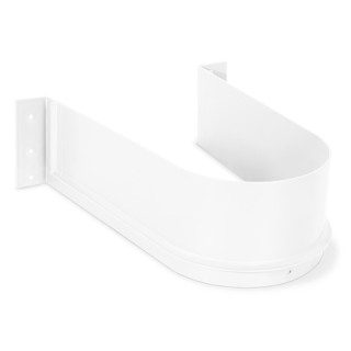 SALVA SIFÓN. PLÁSTICO. BLANCO. PARA CAJÓN DE MUEBLE DE BAÑO. FORMA REDONDEADA. ESPESOR 16MM