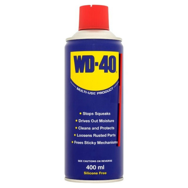 SPRAY ACEITE LUBRICANTE. AEROSOL. MULTIUSO. ENVASE METÁLICO. 400 ML - WD-40
