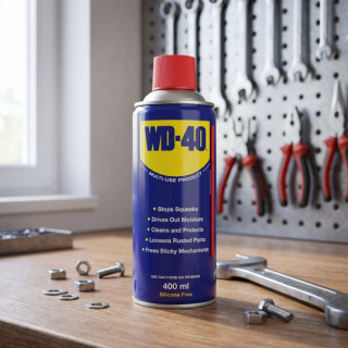 SPRAY ACEITE LUBRICANTE. AEROSOL. MULTIUSO. ENVASE METÁLICO. 400 ML - WD-40 2