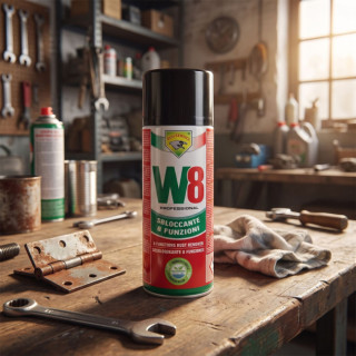 SPRAY ACEITE LUBRICANTE W8. DESBLOQUEANTE MULTIFUNCIÓN. AEROSOL. 400 ML 2