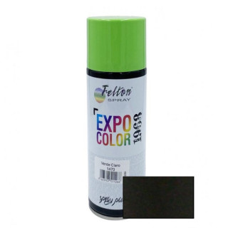 SPRAY PINTURA. NEGRO. AEROSOL. 400 ML. INTERIOR Y EXTERIOR. SECADO 20-25 MIN - FELTON