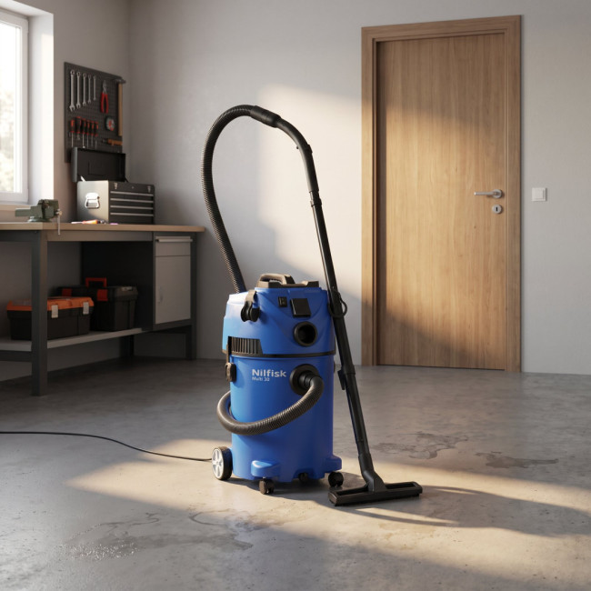 ASPIRADOR MULTIUSO MULTI II 30 T EU. AGUA Y POLVO. DEPÓSITO 30 LITROS. FUNCIÓN DE SOPLADO. POTENCIA 1400W - NILFISK