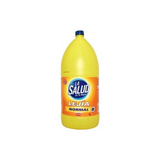 LEJÍA NORMAL. HIPOCLORITO DE SODIO. ENVASE PLÁSTICO. CAPACIDAD 5 L. CLORO ACTIVO 35 G/L. PH 13 - JAFEP