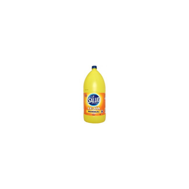 LEJÍA NORMAL. HIPOCLORITO DE SODIO. ENVASE PLÁSTICO. CAPACIDAD 5 L. CLORO ACTIVO 35 G/L. PH 13 - JAFEP